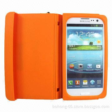 Case for Samsung I9300, Made of Silicone, Handbag, Various Colors Available